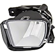 2014 Ram 1500 Tradesman - 3-Piece Kit Front Primed Bumper Cover, For Models With One Piece Bumper Type (Ram Logo on Grille),  Includes (1) Bumper Cover and (2) Fog Light