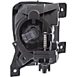 2014 Ram 1500 Tradesman - 3-Piece Kit Front Primed Bumper Cover, For Models With One Piece Bumper Type (Ram Logo on Grille),  Includes (1) Bumper Cover and (2) Fog Light