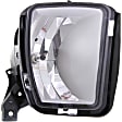 2014 Ram 1500 Tradesman - 3-Piece Kit Front Primed Bumper Cover, For Models With One Piece Bumper Type (Ram Logo on Grille),  Includes (1) Bumper Cover and (2) Fog Light
