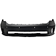 3-Piece Kit Front Primed Bumper Cover, For Models With One Piece Bumper Type (Ram Logo on Grille), CAPA Certified, Includes (1) Bumper Cover and (2) Fog Light