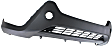 3-Piece Kit Front, Lower Textured Bumper Cover, CAPA Certified, Includes (1) Bumper Cover and (2) Fog Light