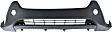 3-Piece Kit Front, Lower Textured Bumper Cover, CAPA Certified, Includes (1) Bumper Cover and (2) Fog Light