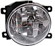 3-Piece Kit Front, Lower Textured Bumper Cover, CAPA Certified, Includes (1) Bumper Cover and (2) Fog Light
