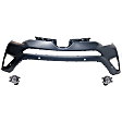 2016 Toyota RAV4 - 3-Piece Kit Front Primed Bumper Cover, Japan or North America Built Vehicle, Includes (1) Bumper Cover and (2) Fog Light