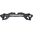 2016 Toyota RAV4 - 3-Piece Kit Front Primed Bumper Cover, Japan or North America Built Vehicle, Includes (1) Bumper Cover and (2) Fog Light