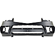 3-Piece Kit Front Primed Bumper Cover, CAPA Certified, Includes (1) Bumper Cover and (2) Fog Light