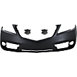 2013 Acura RDX - 3-Piece Kit Front Primed Bumper Cover, Includes (1) Bumper Cover and (2) Fog Light