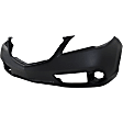2013 Acura RDX - 3-Piece Kit Front Primed Bumper Cover, Includes (1) Bumper Cover and (2) Fog Light