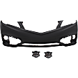 3-Piece Kit Front Primed Bumper Cover, Includes (1) Bumper Cover and (2) Fog Light