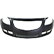 3-Piece Kit Front Primed Bumper Cover, Includes (1) Bumper Cover and (2) Fog Light