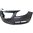 3-Piece Kit Front Primed Bumper Cover, Includes (1) Bumper Cover and (2) Fog Light
