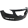 3-Piece Kit Front Primed Bumper Cover, Includes (1) Bumper Cover and (2) Fog Light