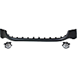 3-Piece Kit Front, Upper Primed Bumper Cover, Includes (1) Bumper Cover and (2) Fog Light