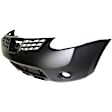 3-Piece Kit Front Primed Bumper Cover, Includes (1) Bumper Cover and (2) Fog Light