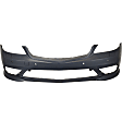 2012-2013 Mercedes Benz S550 - 3-Piece Kit Front Primed Bumper Cover, For Models With Sport Package, Includes (1) Bumper Cover and (2) Fog Light