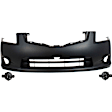 2011 Nissan Sentra - 3-Piece Kit Front Primed Bumper Cover, Includes (1) Bumper Cover and (2) Fog Light