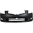 2011 Nissan Sentra - 3-Piece Kit Front Primed Bumper Cover, Includes (1) Bumper Cover and (2) Fog Light