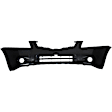 2011 Nissan Sentra - 3-Piece Kit Front Primed Bumper Cover, Includes (1) Bumper Cover and (2) Fog Light