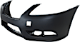 3-Piece Kit Front Primed Bumper Cover, For Models With Standard Type Bumper, CAPA Certified, Includes (1) Bumper Cover and (2) Fog Light