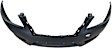 3-Piece Kit Front Primed Bumper Cover, For Models With Standard Type Bumper, CAPA Certified, Includes (1) Bumper Cover and (2) Fog Light