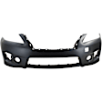 3-Piece Kit Front Primed Bumper Cover, For Models With Sport Type Bumper, CAPA Certified, Includes (1) Bumper Cover and (2) Fog Light