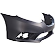3-Piece Kit Front Primed Bumper Cover, Includes (1) Bumper Cover and (2) Fog Light
