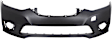 3-Piece Kit Front Primed Bumper Cover, CAPA Certified, Includes (1) Bumper Cover and (2) Fog Light