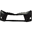 3-Piece Kit Front Primed Bumper Cover, CAPA Certified, Includes (1) Bumper Cover and (2) Fog Light