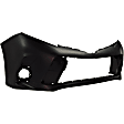 3-Piece Kit Front Primed Bumper Cover, CAPA Certified, Includes (1) Bumper Cover and (2) Fog Light