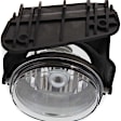 3-Piece Kit Front Primed Bumper Cover, Includes (1) Bumper Cover and (2) Fog Light