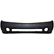 3-Piece Kit Front Primed Bumper Cover, Includes (1) Bumper Cover and (2) Fog Light