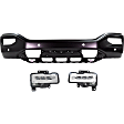 3-Piece Kit Front, Lower Primed Bumper Cover, Includes (1) Bumper Cover and (2) Fog Light