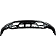 3-Piece Kit Front, Lower Primed Bumper Cover, Includes (1) Bumper Cover and (2) Fog Light