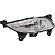 2011-2013 Hyundai Sonata - 3-Piece Kit Front Primed Bumper Cover, Includes (1) Bumper Cover and (2) Fog Light