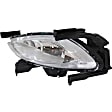 2011-2013 Hyundai Sonata - 3-Piece Kit Front Primed Bumper Cover, Includes (1) Bumper Cover and (2) Fog Light