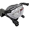 2011-2013 Hyundai Sonata - 3-Piece Kit Front Primed Bumper Cover, Includes (1) Bumper Cover and (2) Fog Light