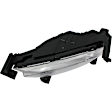 2011-2013 Hyundai Sonata - 3-Piece Kit Front Primed Bumper Cover, Includes (1) Bumper Cover and (2) Fog Light