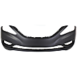 3-Piece Kit Front Primed Bumper Cover, CAPA Certified, Includes (1) Bumper Cover and (2) Fog Light