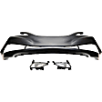 3-Piece Kit Front Primed Bumper Cover, Includes (1) Bumper Cover and (2) Fog Light