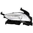 3-Piece Kit Front Primed Bumper Cover, Includes (1) Bumper Cover and (2) Fog Light