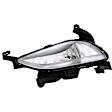 3-Piece Kit Front Primed Bumper Cover, Includes (1) Bumper Cover and (2) Fog Light