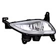 3-Piece Kit Front Primed Bumper Cover, Includes (1) Bumper Cover and (2) Fog Light