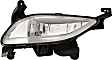 2014 Hyundai Sonata - 3-Piece Kit Front Primed Bumper Cover, CAPA Certified  Includes (1) Bumper Cover and (2) Fog Light