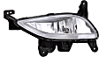 2014 Hyundai Sonata - 3-Piece Kit Front Primed Bumper Cover, CAPA Certified  Includes (1) Bumper Cover and (2) Fog Light
