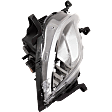 2011-2015 Hyundai Sonata - 3-Piece Kit Front Primed Bumper Cover, Includes (1) Bumper Cover and (2) Fog Light