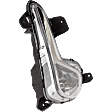 2011-2015 Hyundai Sonata - 3-Piece Kit Front Primed Bumper Cover, Includes (1) Bumper Cover and (2) Fog Light