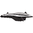 2011-2015 Hyundai Sonata - 3-Piece Kit Front Primed Bumper Cover, Includes (1) Bumper Cover and (2) Fog Light