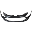2011-2015 Hyundai Sonata - 3-Piece Kit Front Primed Bumper Cover, Includes (1) Bumper Cover and (2) Fog Light
