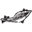 2011-2015 Hyundai Sonata - 3-Piece Kit Front Primed Bumper Cover, Includes (1) Bumper Cover and (2) Fog Light