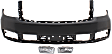 3-Piece Kit Front Primed Bumper Cover, CAPA Certified, Includes (1) Bumper Cover and (2) Fog Light